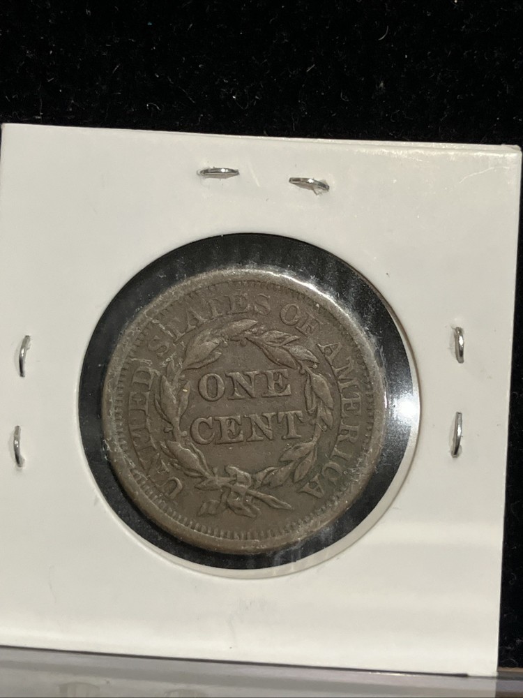 1850 Braided Hair Large Cent