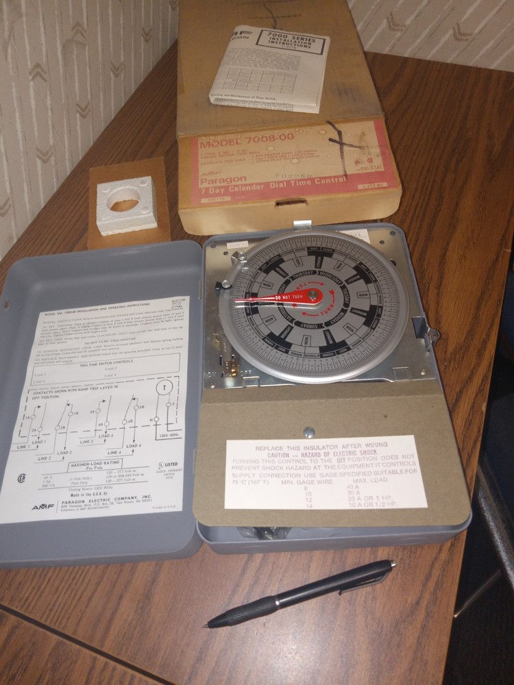 PARAGON CONTROL TIMER Model 7008-00