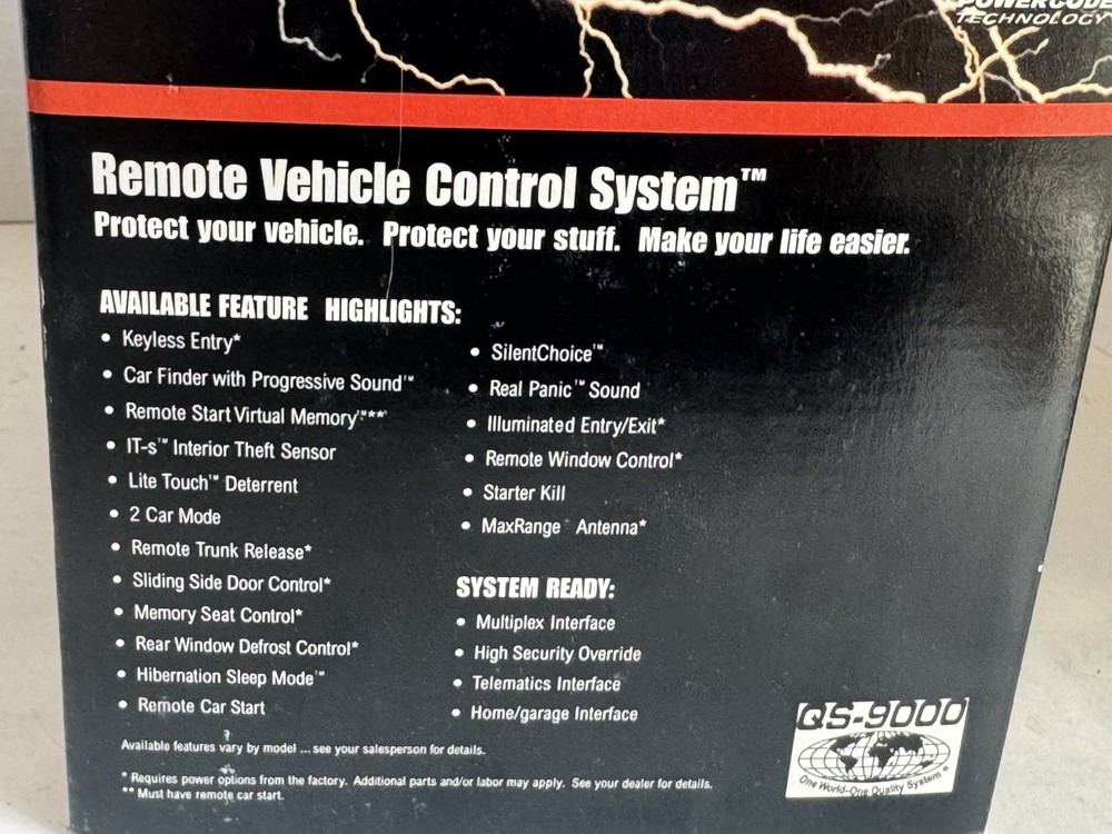 Code Alarm Remote Security Keyless Entry System Car Alarm PC 4200