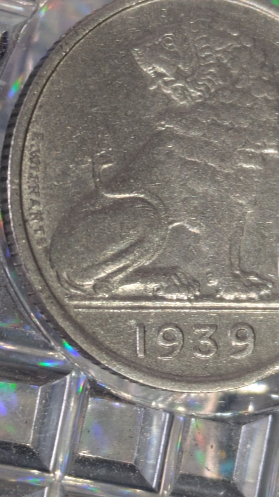 1939 1FR Belgie Coin
