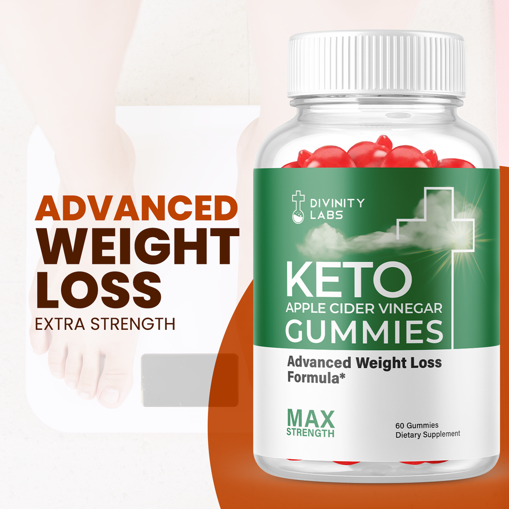 (3 Pack) Divinity Labs Keto Gummies, Divinity Labs Keto ACV (180 Gummies)