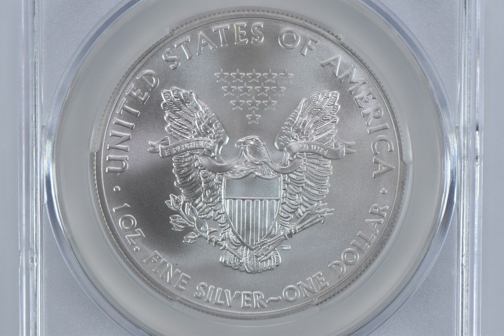 2011 American Silver Eagle 25th Anniversary MS69 CAC CACg