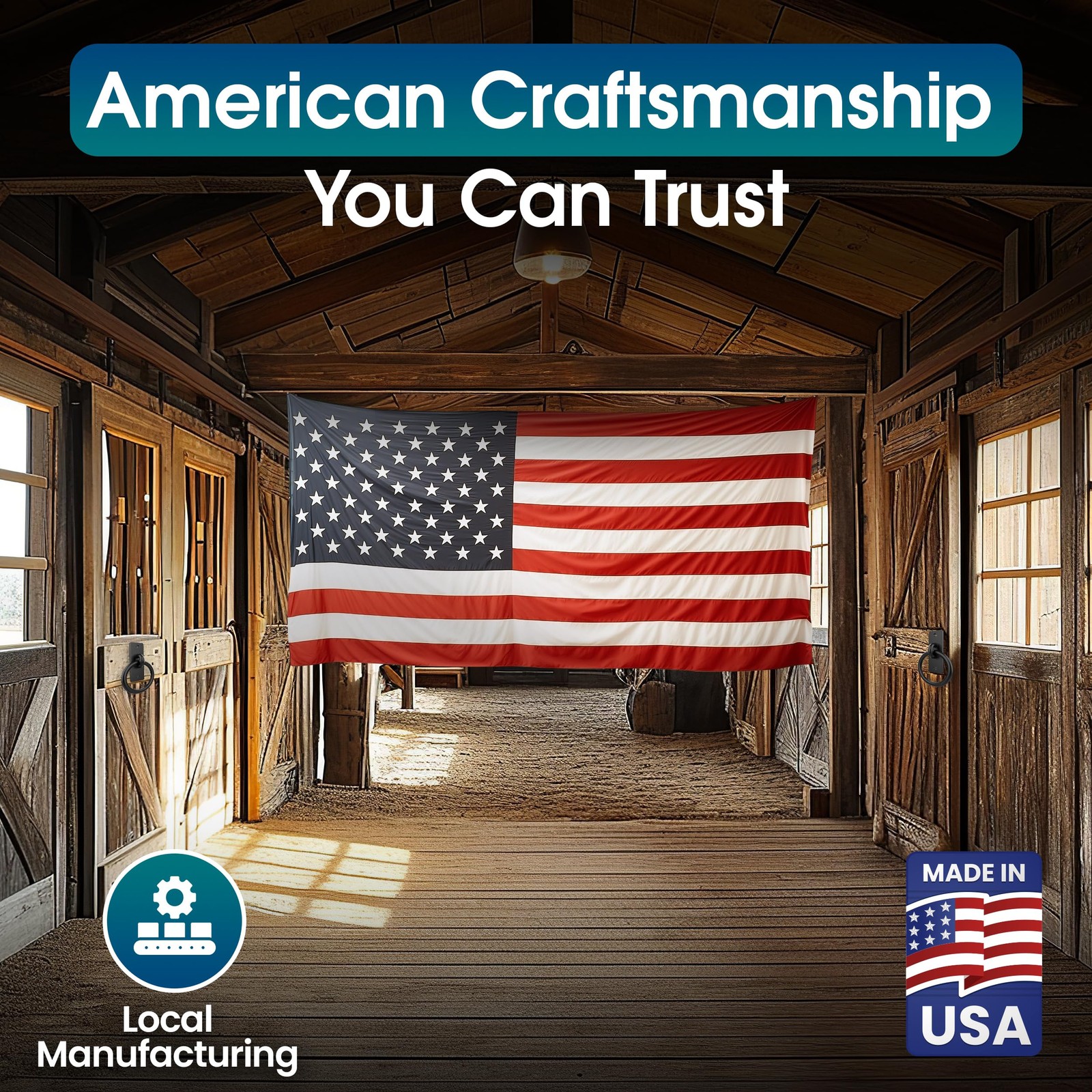 Sunset Valley Metalcraft Horse Tie Ring - 2-3/8" inches Heavy-Duty Black