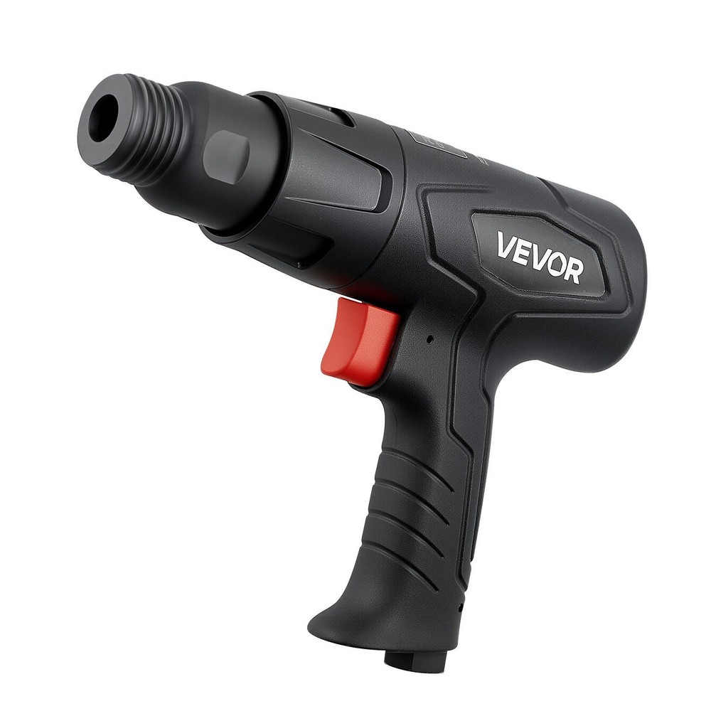 Air Hammer 2500BPM Pneumatic Chisel Tool 4 Long Barrel Chisels Scraping Cutting