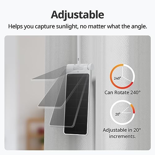 Solar Panel Charger for Curtain 3 - Performance Upgrade, Easy to Use, Support