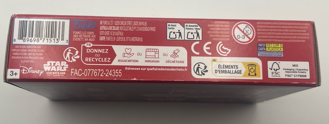 Funko Starwars Bitty Pops 4 Packs 3 Select Characters/Mystery One New🔥