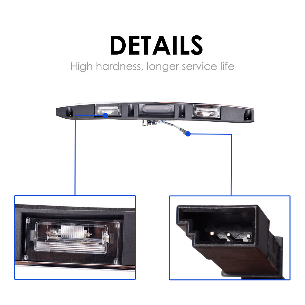 For MINI Cooper R50 R52 R53 Chrome Trunk Hatch Handle 51137074020 Direct Fit