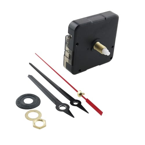 TAODAN 2.2x2.2inch Black Pendulum Clock Movement Replacement Clock Movement