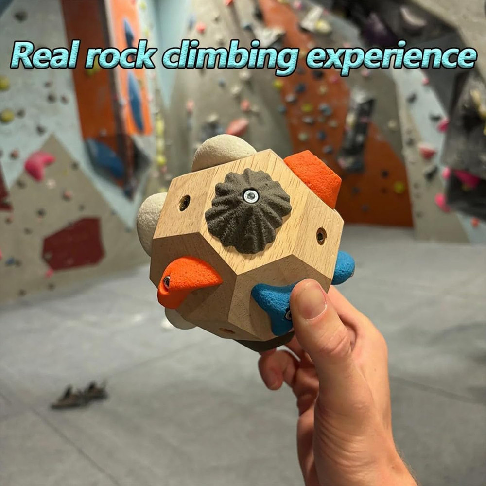Handcrafted Boulder Block Build Strength Precision Rock Climbers Gift Mountain