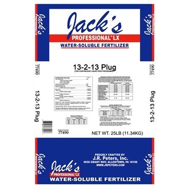 Jack's Professional 13-2-13 Plug LX 25 lb