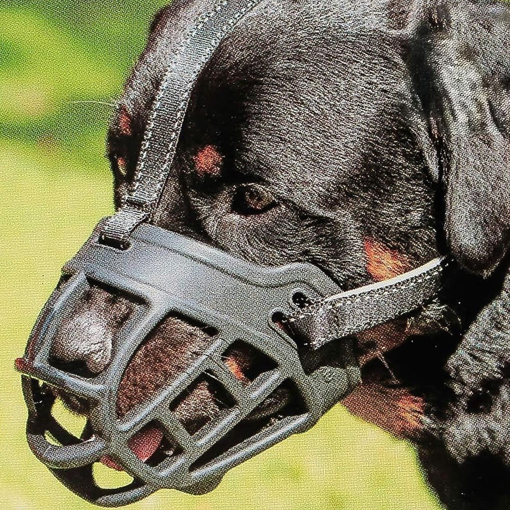 Soft Silicone Large Dog Muzzle - Comfortable Anti-Biting and Chewing Solution