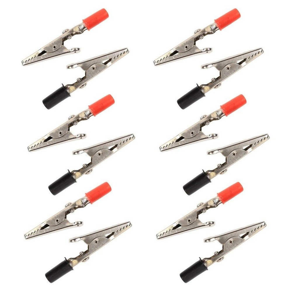 Practical Crocodile Clamp Accessory Electrically Insulated Crocodile Crocodile