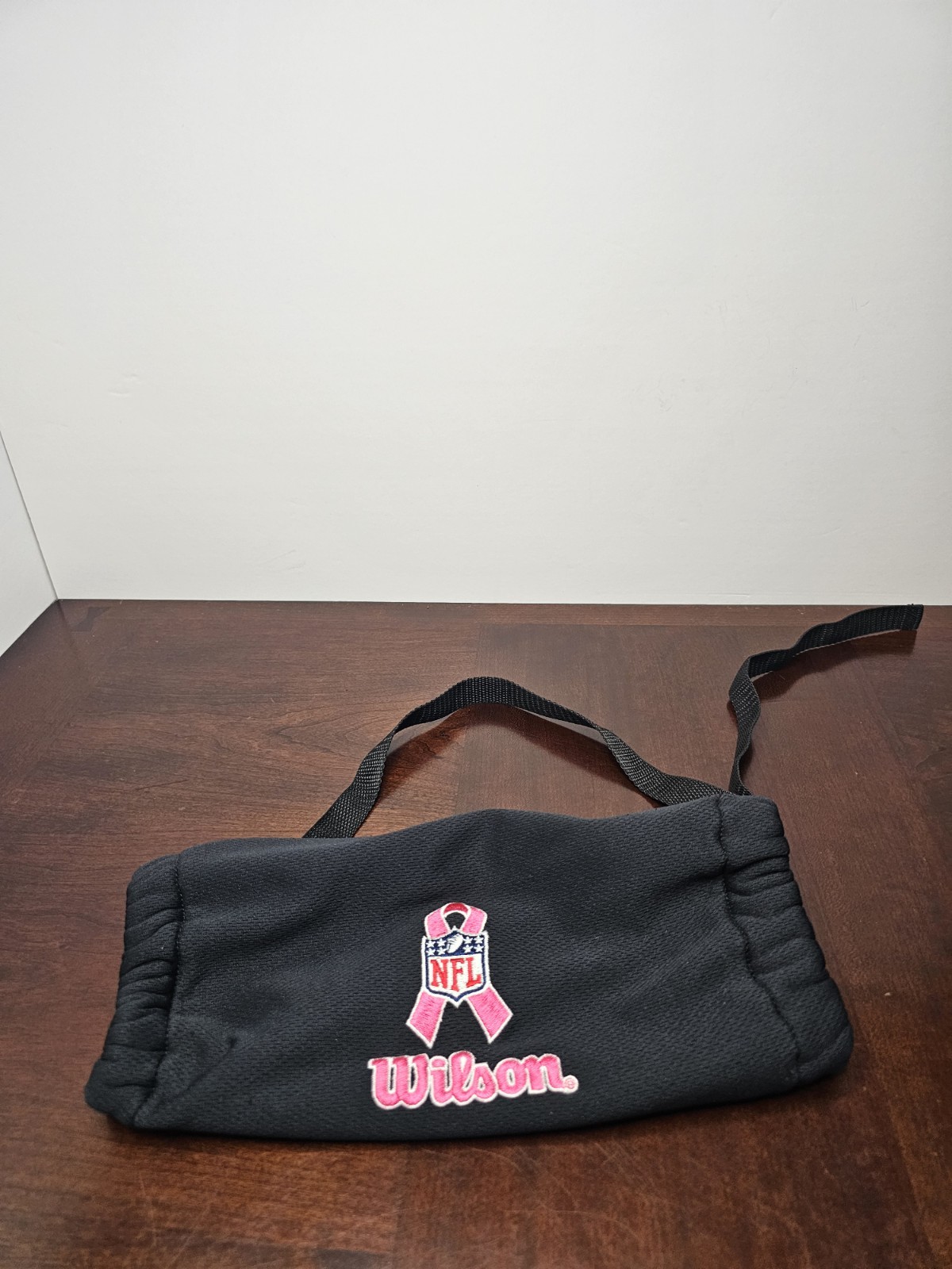 Wilson Youth Football Hand Warmer Pink Text Pink Ribbon BCA Edition