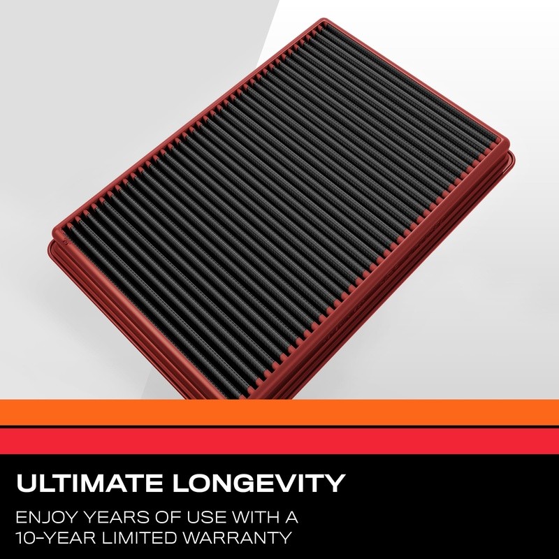 High Performance Engine Air Filter Washable Replacement Jeep Wrangler 2015-2018