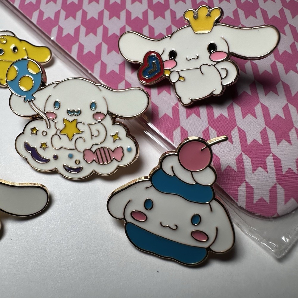 Cinnamoroll Enamel Pins New Never Worn Lot Of 5!!