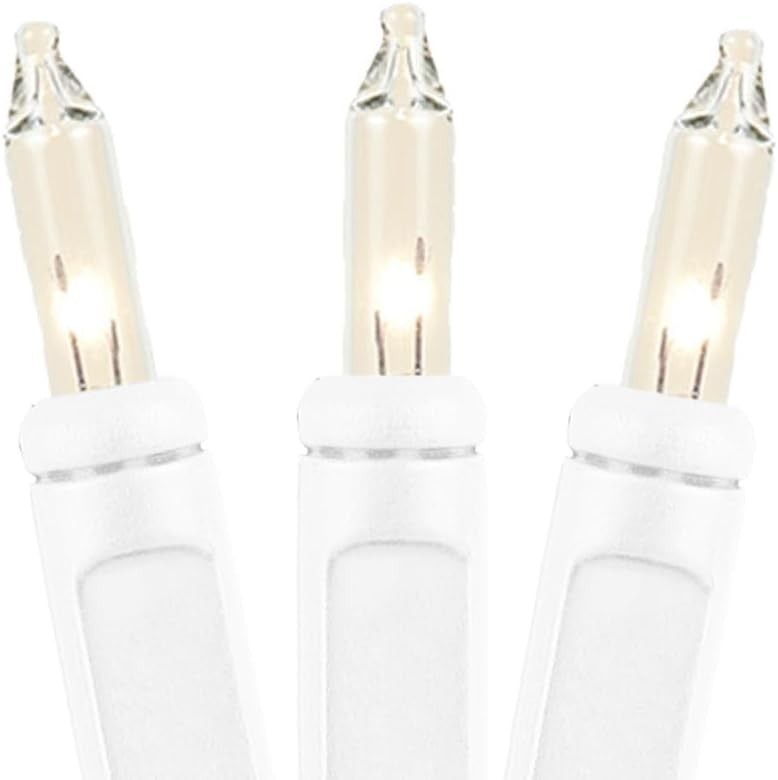 Connectable 5ft String Lights with 10 Clear Bulbs - Versatile Indoor/Outdoor Use