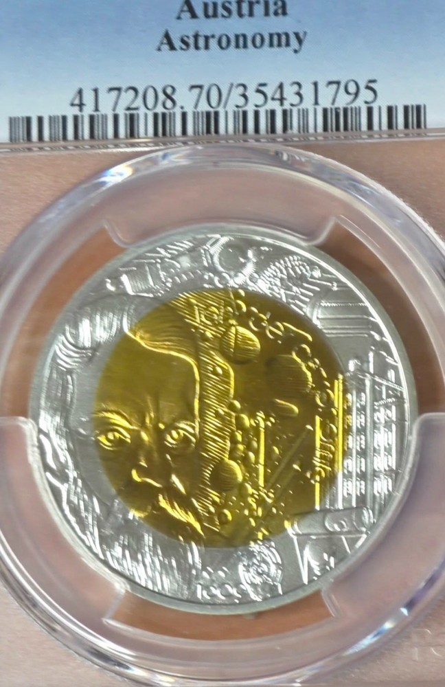 2009 Austria Astronomy ~ PCGS MS70