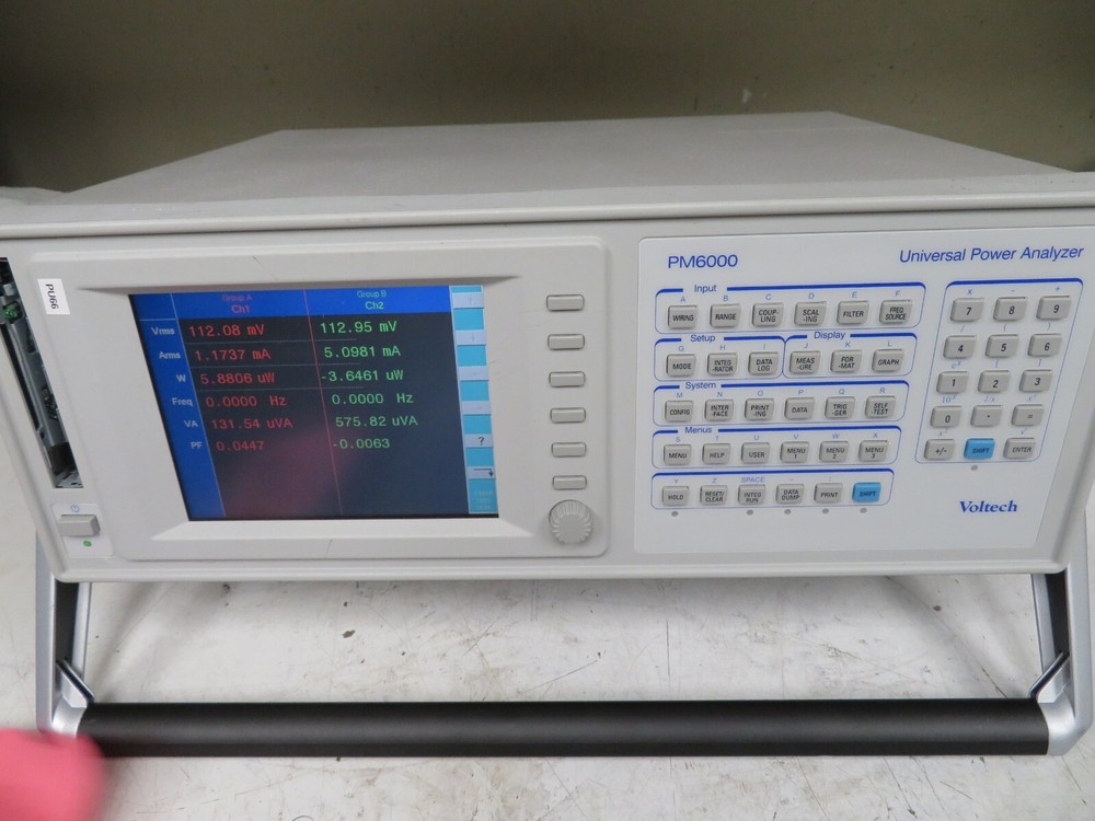 Voltech PM6000 Universal Power Analyzer 2 channel PU66