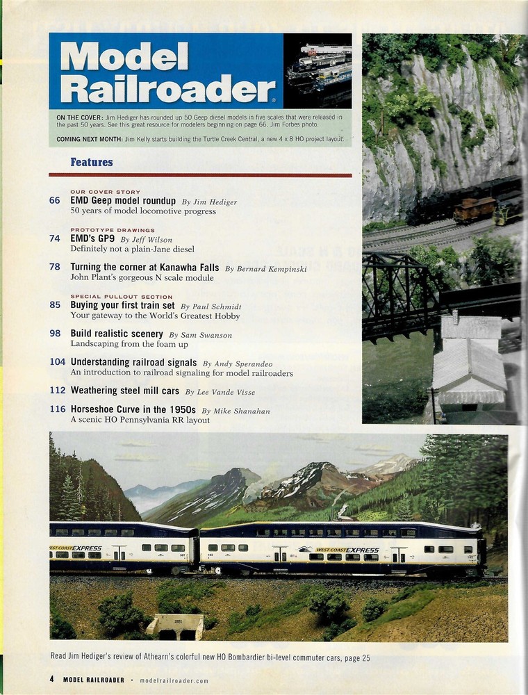 Model Railroader Magazine December 2002