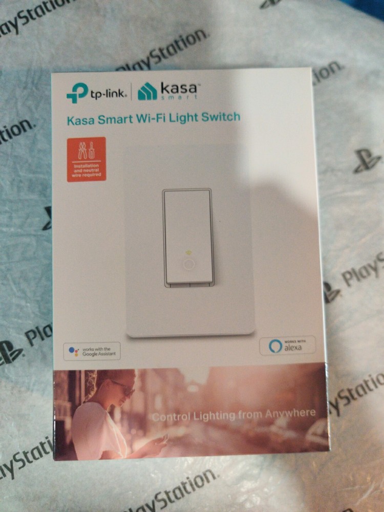 TP-LINK HS200 Smart WiFi Light Switch - White New!