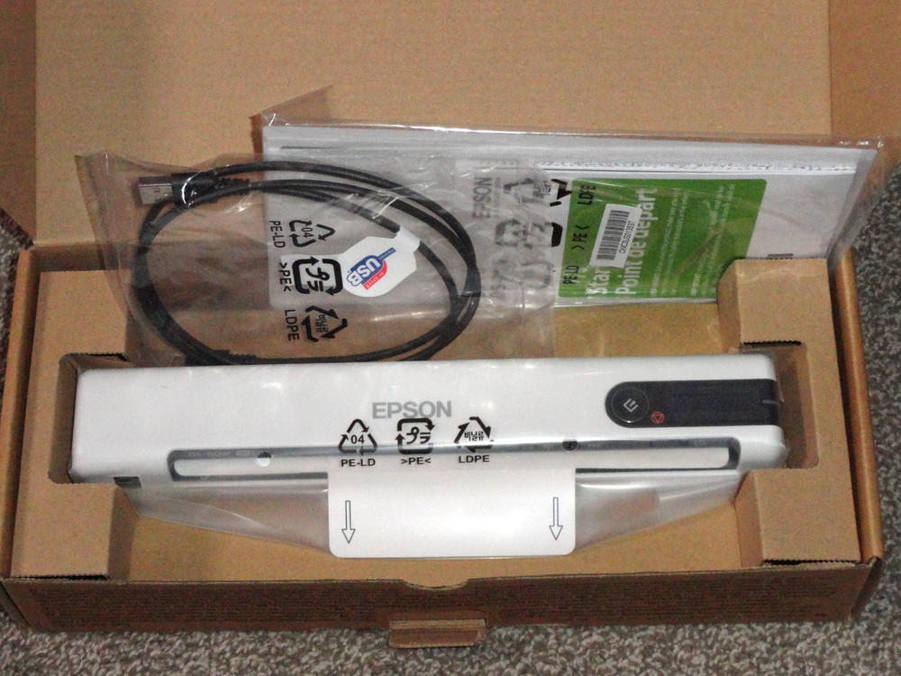 Epson Workforce DS-80W Wireless Portable Color Document Scanner