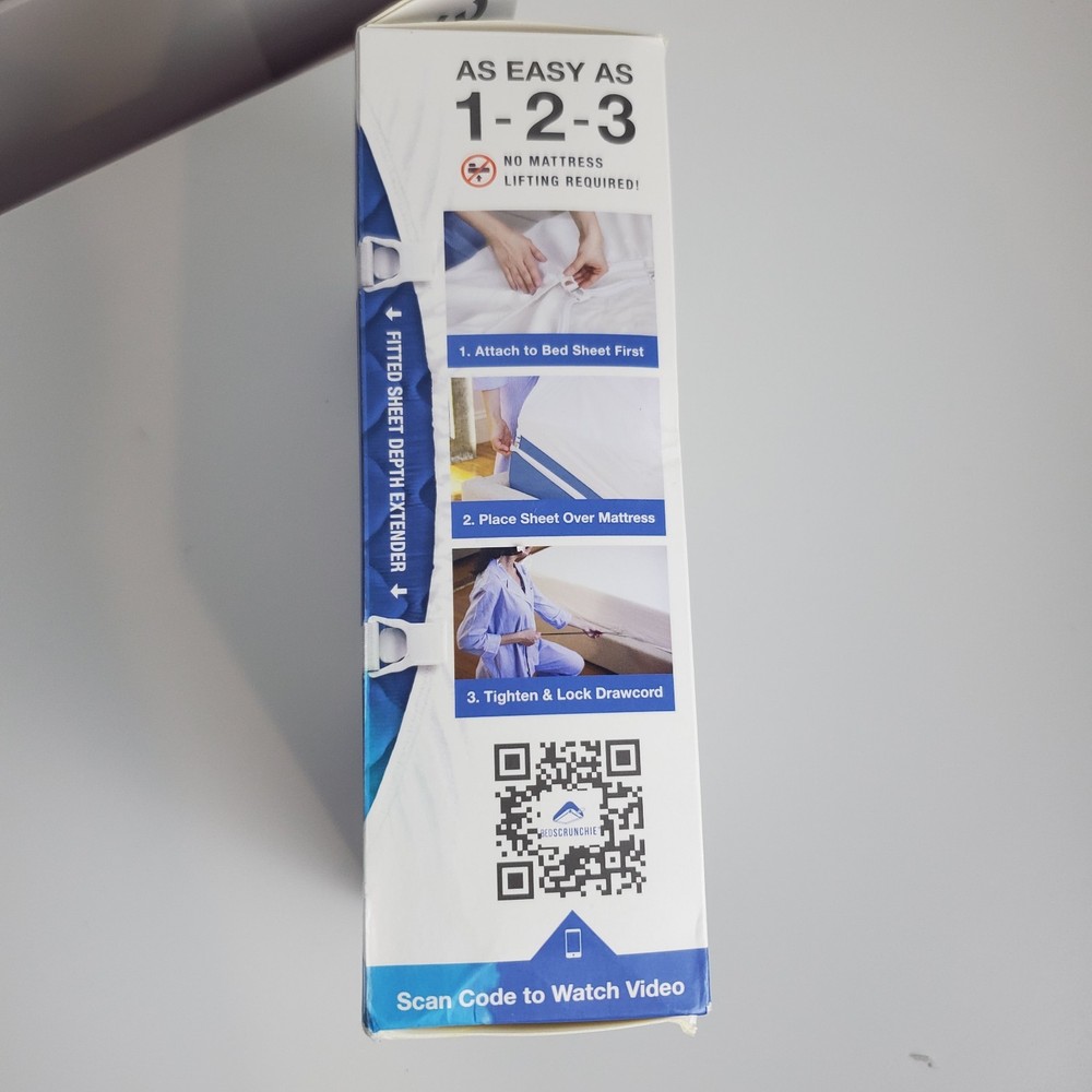 Bed Scrunchie - Ultimate Bed Sheet Holder Straps, 360 Bed Sheet Fastener.