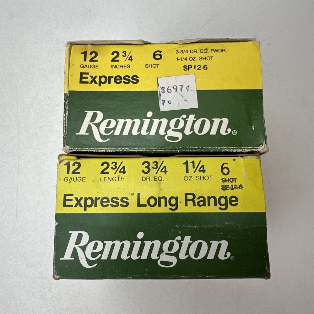 Vintage Remington Express Extra Long Range Shotgun Shell Boxes EMPTY Lot