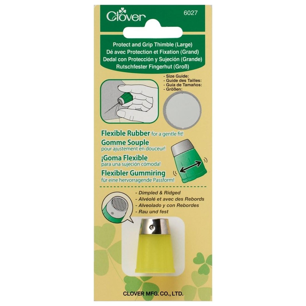 Clover protect and grip thimble Green