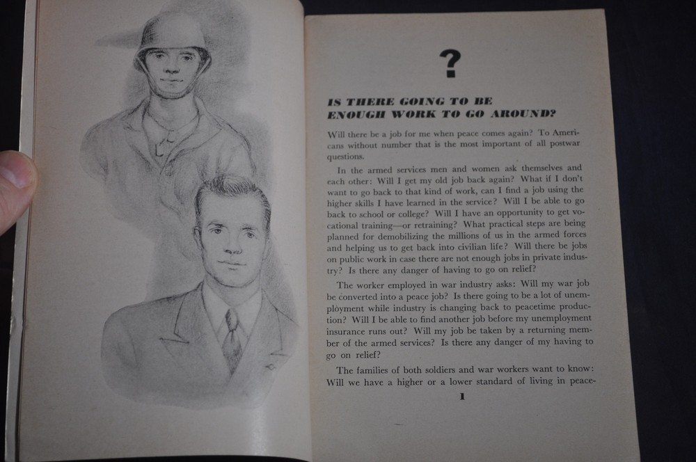 1944 *WW2* Will There Be Work For All