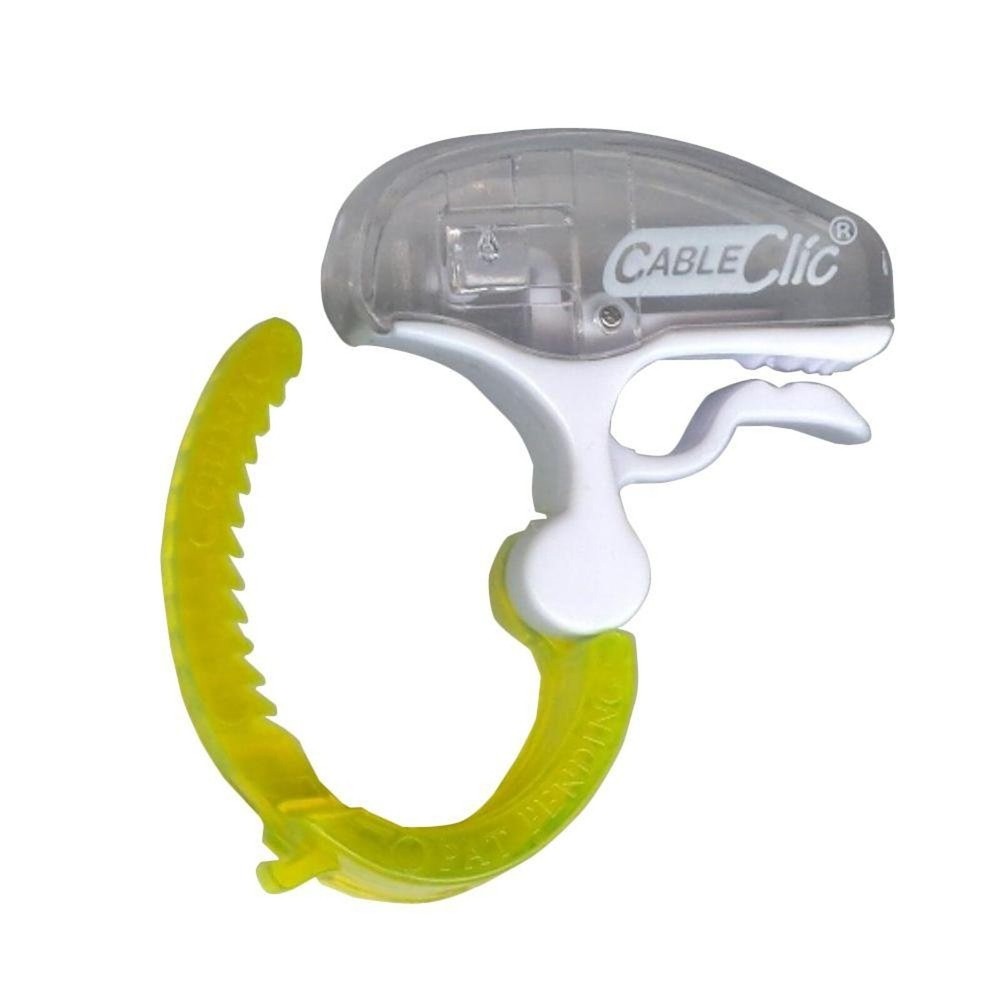 Cable Clic Mini Cable Organizer Yellow