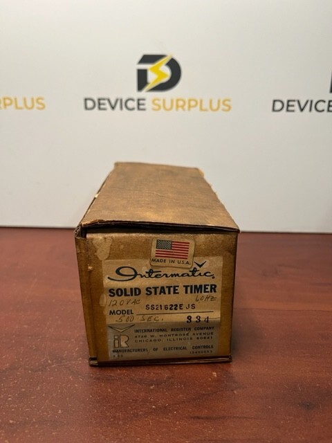 MACROMATIC SS21622-EJS TIMING TIME DELAY RELAY 50-500 SEC. NEW