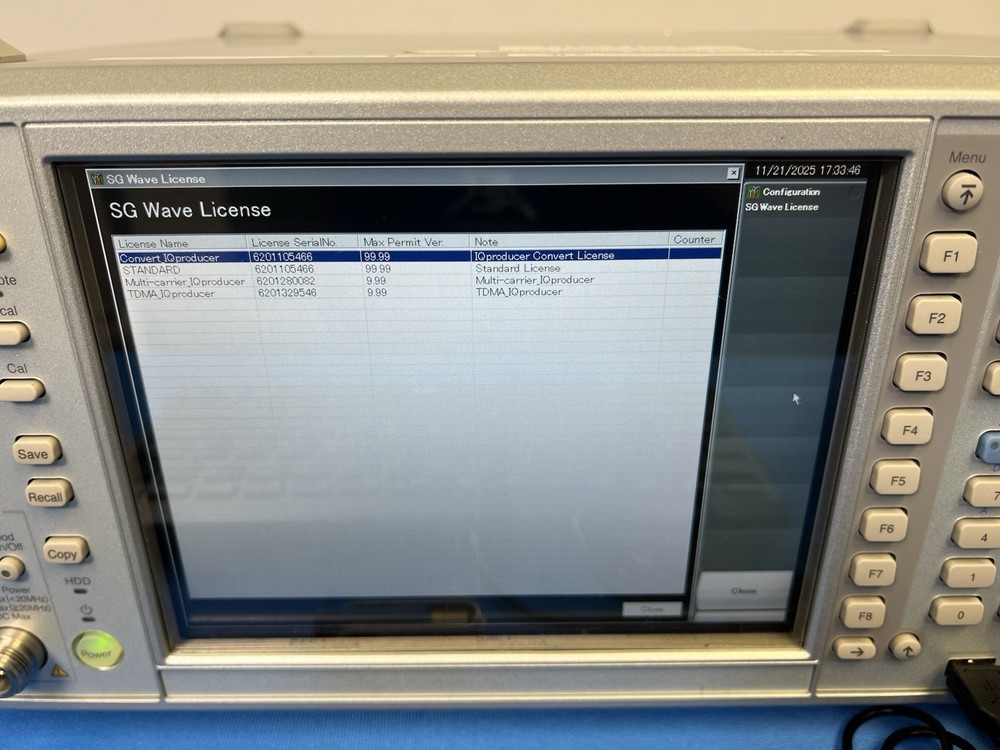 Anritsu MS2830A 9kHz-3.6GHz RF Spectrum Analyzer *FULLY LOADED*
