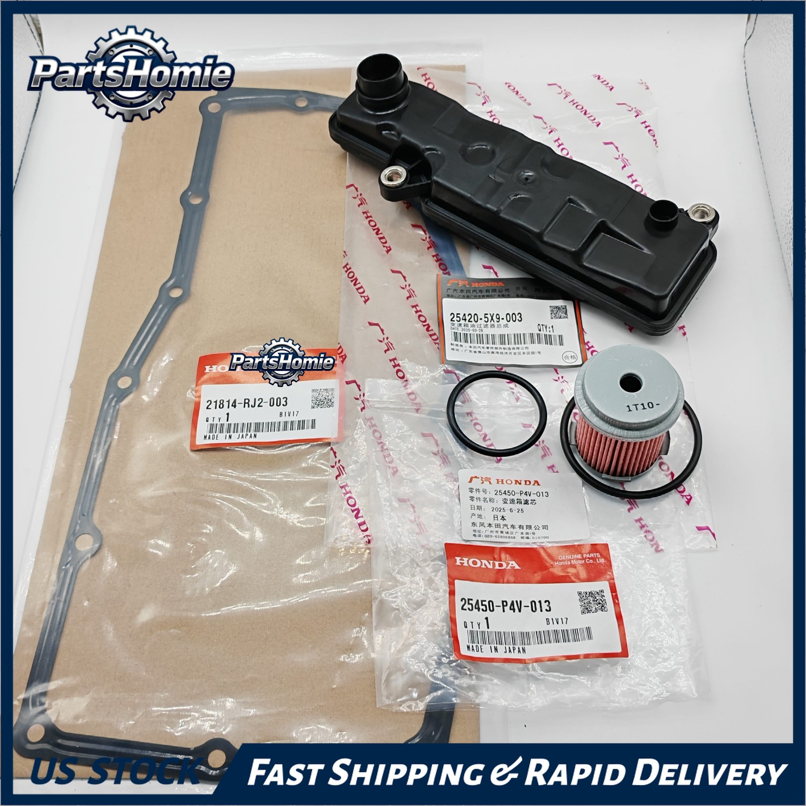 OEM Transmission Filter Kit 25420-5X9-003 for 20-25 Honda Acura Accord CR-V 1.5L