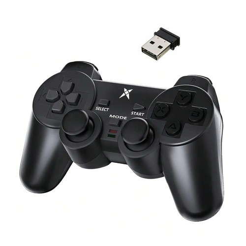 Wireless Dual vibration Controller Gamepad USB ort With Bracket For PC