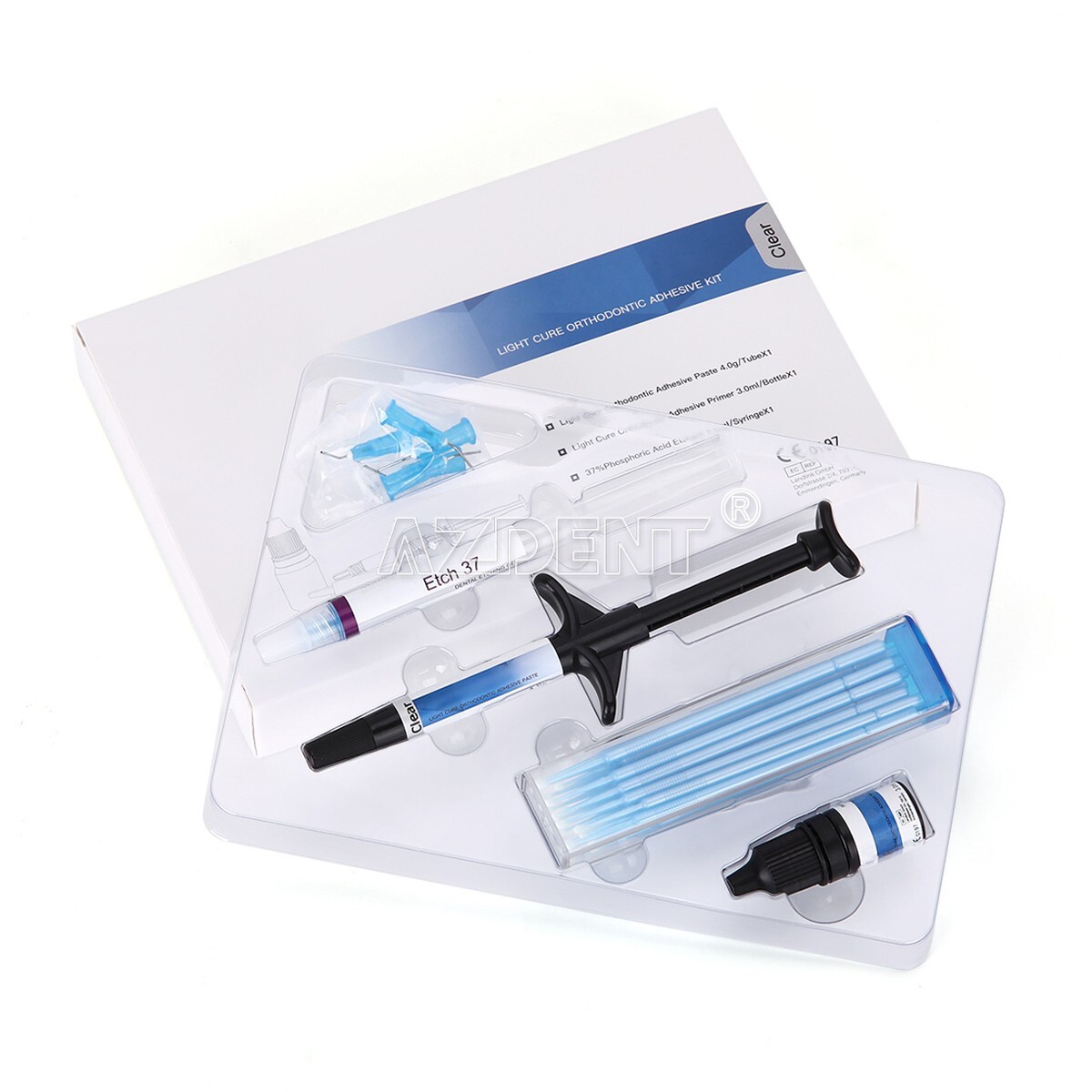Kit de adhesivo fotosolidificado para ortodoncia dental para Unión de soporte
