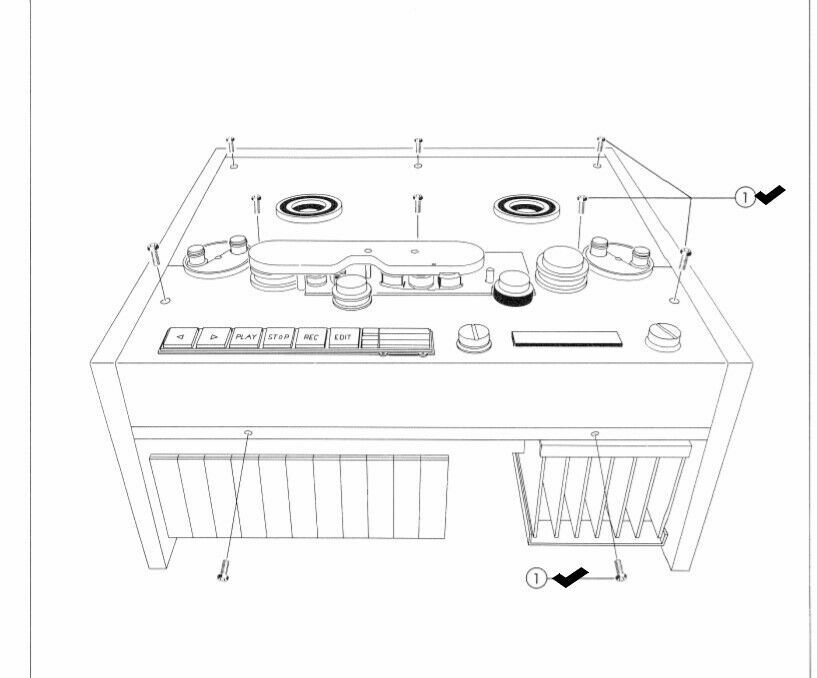 NEW Replacement hardware for Studer A80RC A80R A80VU