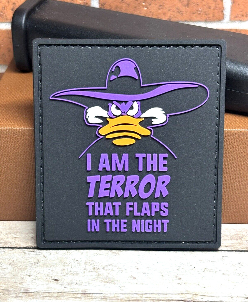 Tactical PVC Patch - Darkwing Duck Patch -  Gun Morale Duck Patch