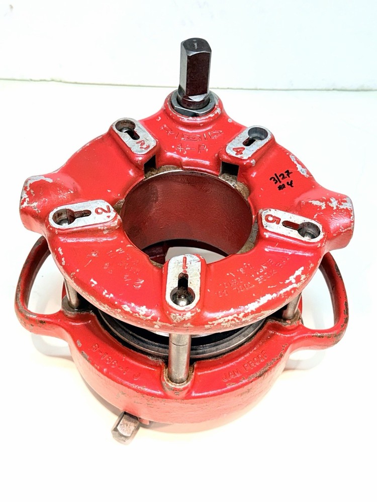 RIDGID 4P POWER THREADING/ GEARED PIPE THREADER 2-1/2" - 4" #4
