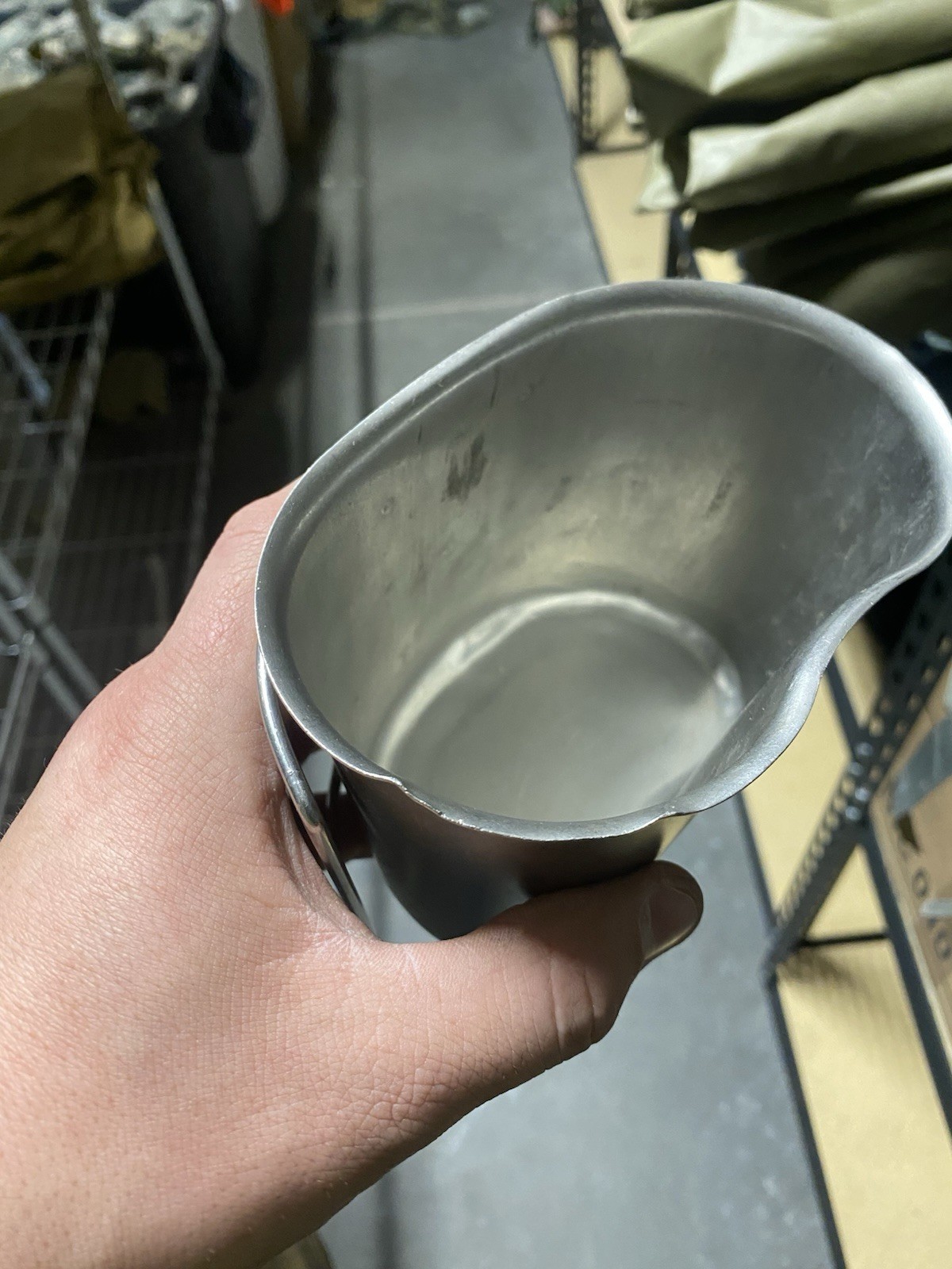 USGI Wire Handled Canteen Cup For 1 Quart Canteen