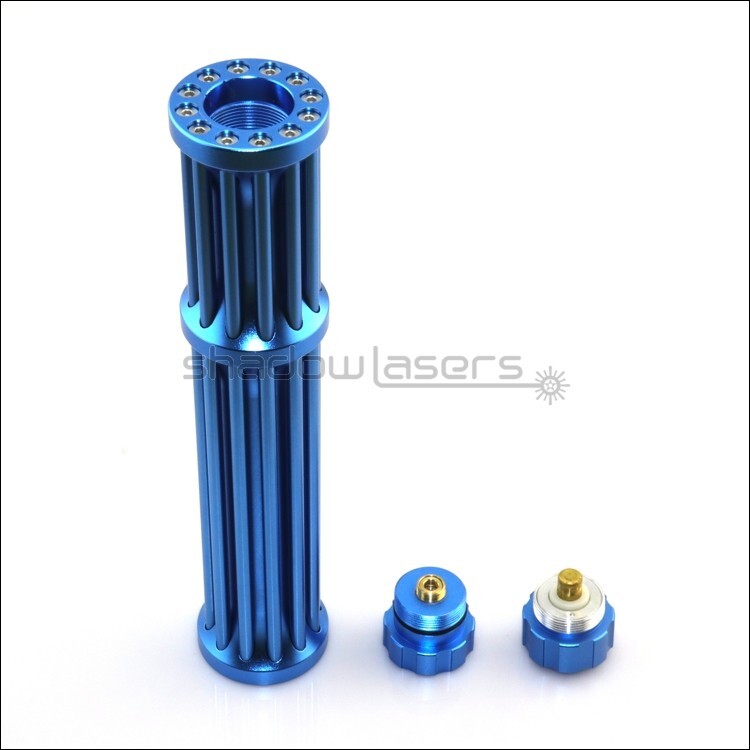 BX3 450nm Adjustable Focus High Power Blue Laser Pointer Visible Laser Beam&Case