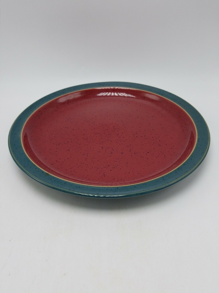 Denby Harlequin Dinner Plate - Red / Green