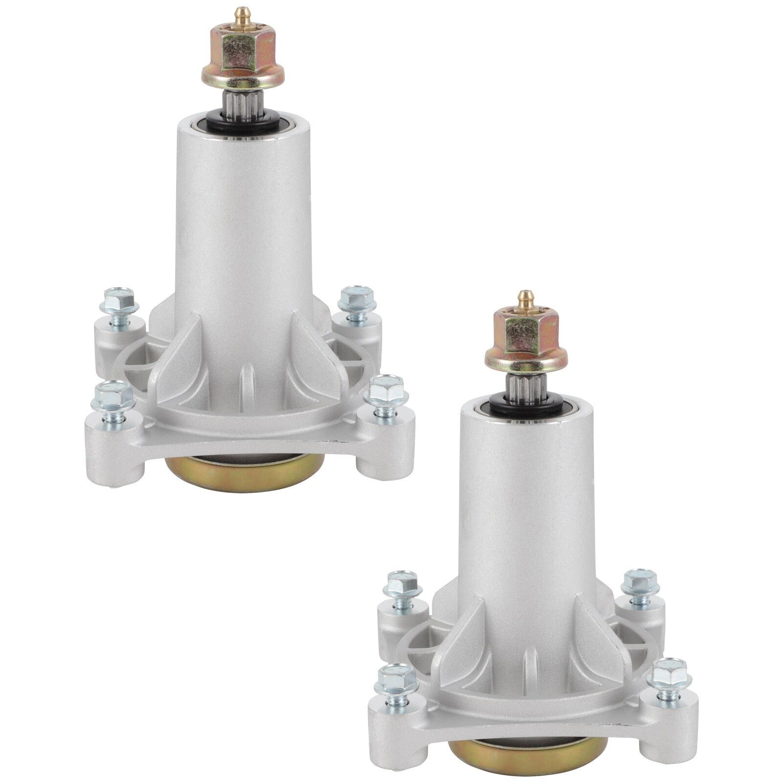 For 42" Craftsman Husqvarna Poulan Deck Rebuild Kit Belt Blades Spindles Pulleys