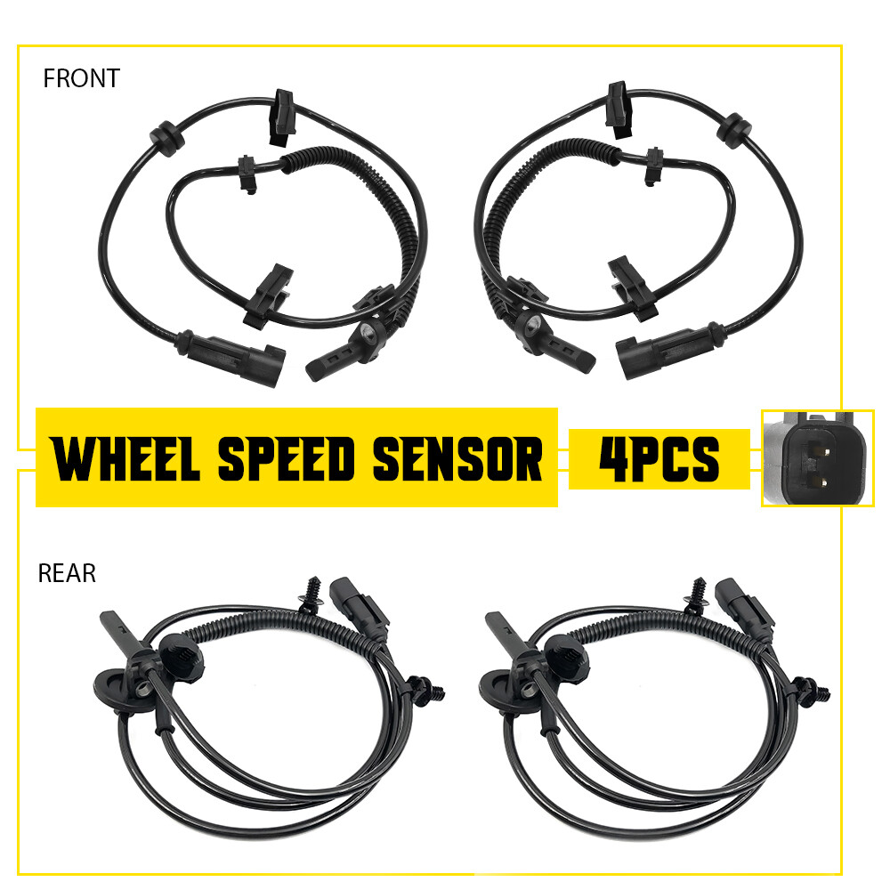 4x Front & Rear ABS Wheel Speed Sensor for Chevrolet Traverse Buick Saturn GMC A