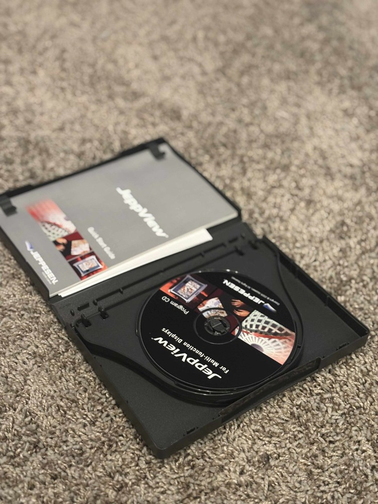 Jeppeson Electronic Chart JeppView For Multi-function Displays~Vista 2009 CD-Rom