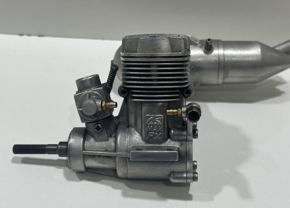 OS Max 46 FX Nitro Airplane Engine 2-Stroke. Tight Compression OS Engine 46FX
