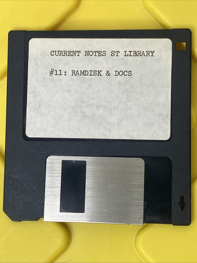 Atari ST Current Notes Library 18 3.5” Disks Lot from Current Notes Magazine