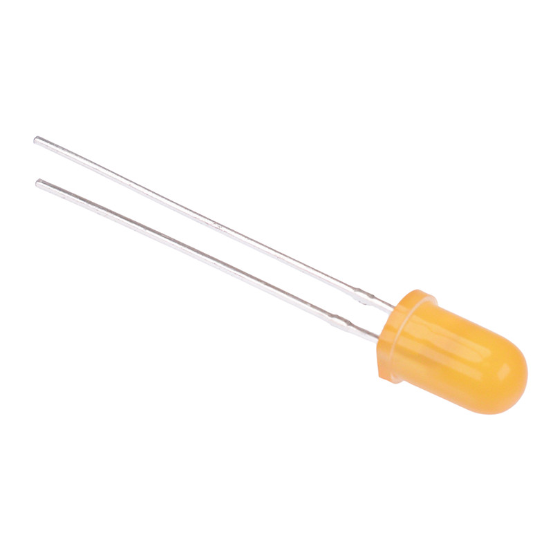 10 x Orange 5mm Diffused LED 120mcd 60°