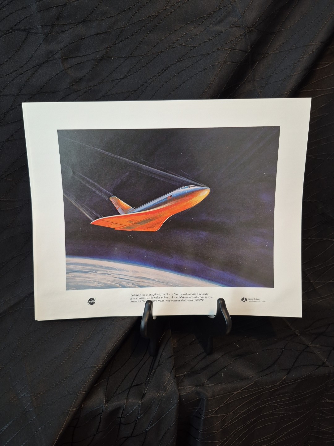 Rare - The "Space Shuttle Saga" Lithograph Set Of 6, 11x14