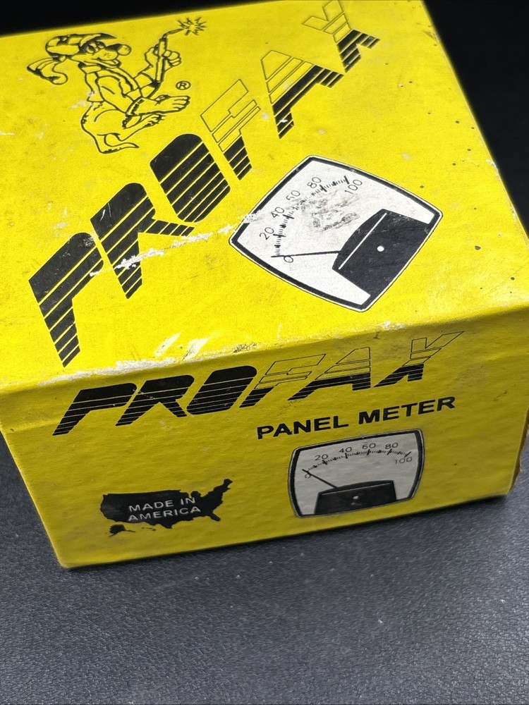 Profax Panel Meter 162121ECRX8 DC Ammeter
