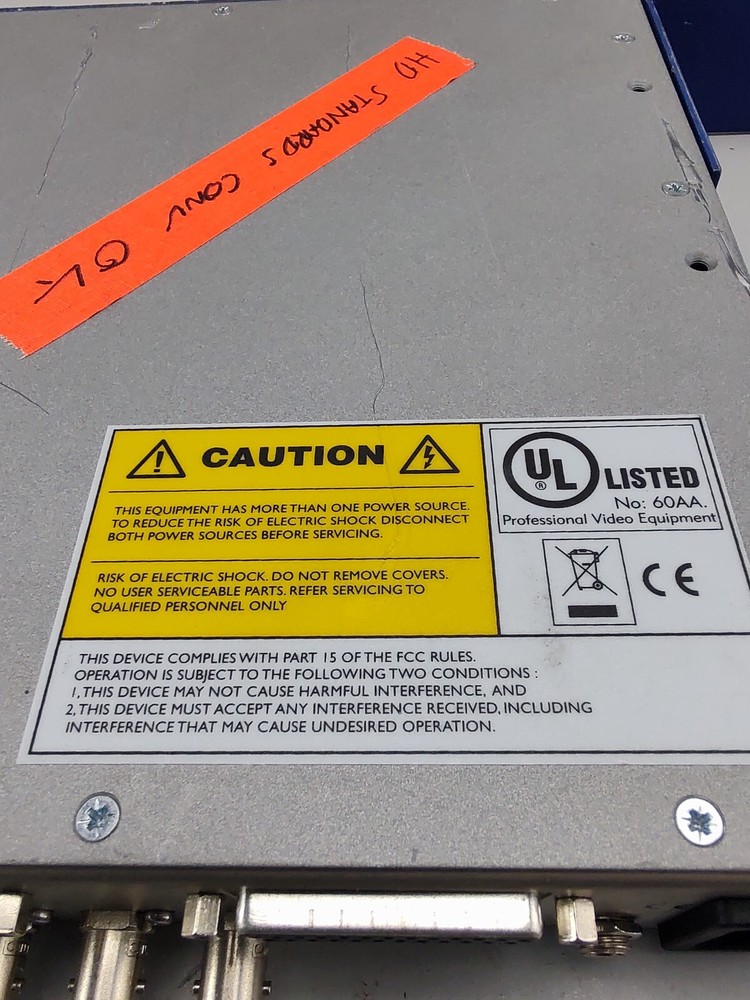 Snell & Wilcox CVR700 Kudos Plus HD & SD Standards Converter